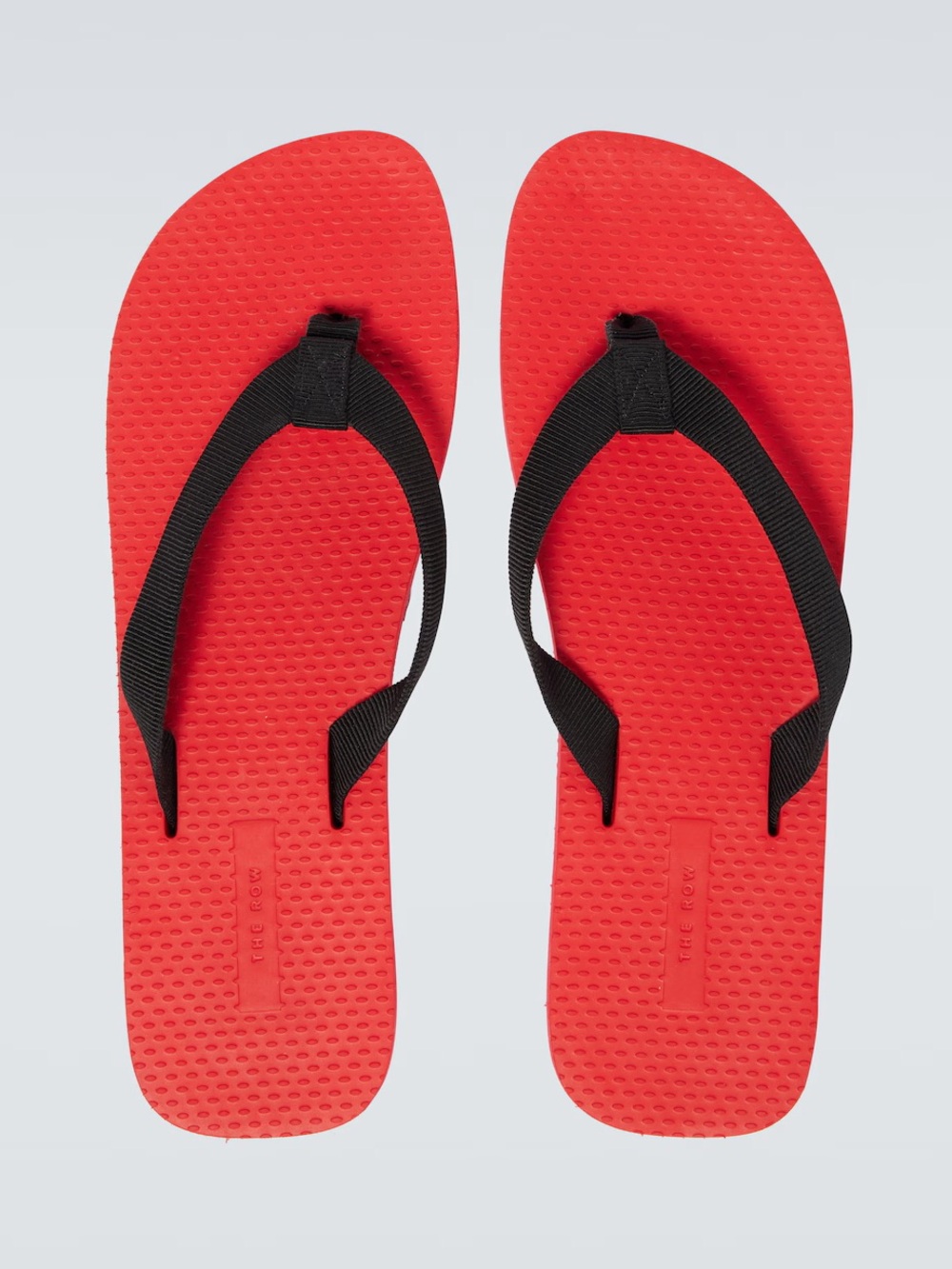 NWT The Row Dune Flip Flops in Red and Black size 10